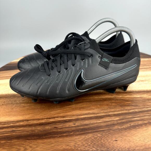 Nike Tiempo Legend 10 Pro FG Soccer Cleats Men\'s 6.5 /Women\'s 8 Black DV4333-002 main image 7